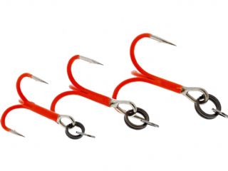 T_WESTIN RIGGED SEATROUT TREBLE HOOKS UV ORANGE FROM PREDATOR TACKLE*